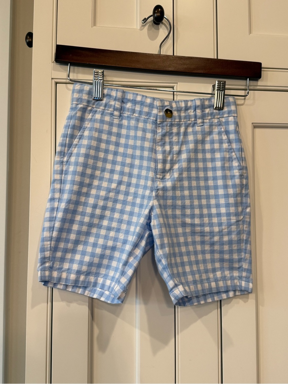 Janie and Jack Gingham Poplin Short